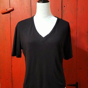 The Kooples Short Sleeved Black Tee, Size 2